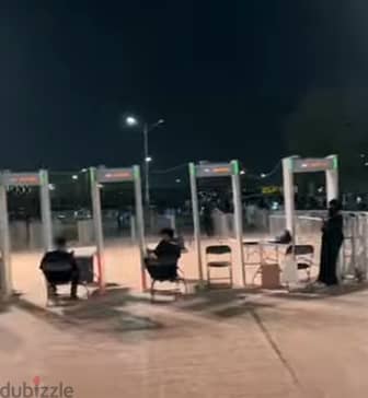 بوابة امنية لكشف المعادن للمولات و المطارات 3
