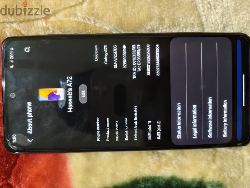 Samsung A72 4g 4