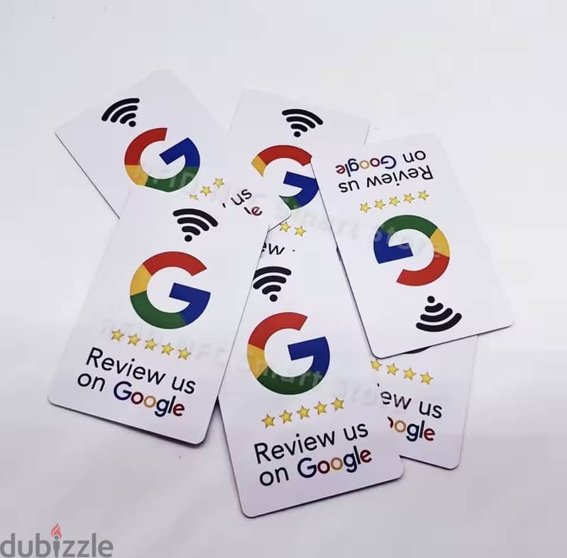 NFC Google Review cards. 1