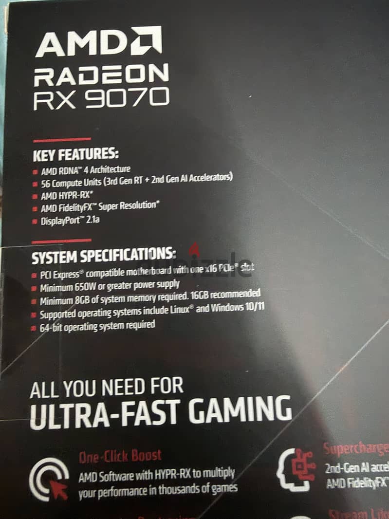 Asus prime Radeon AMD RX 9070 GPU 16GB 2