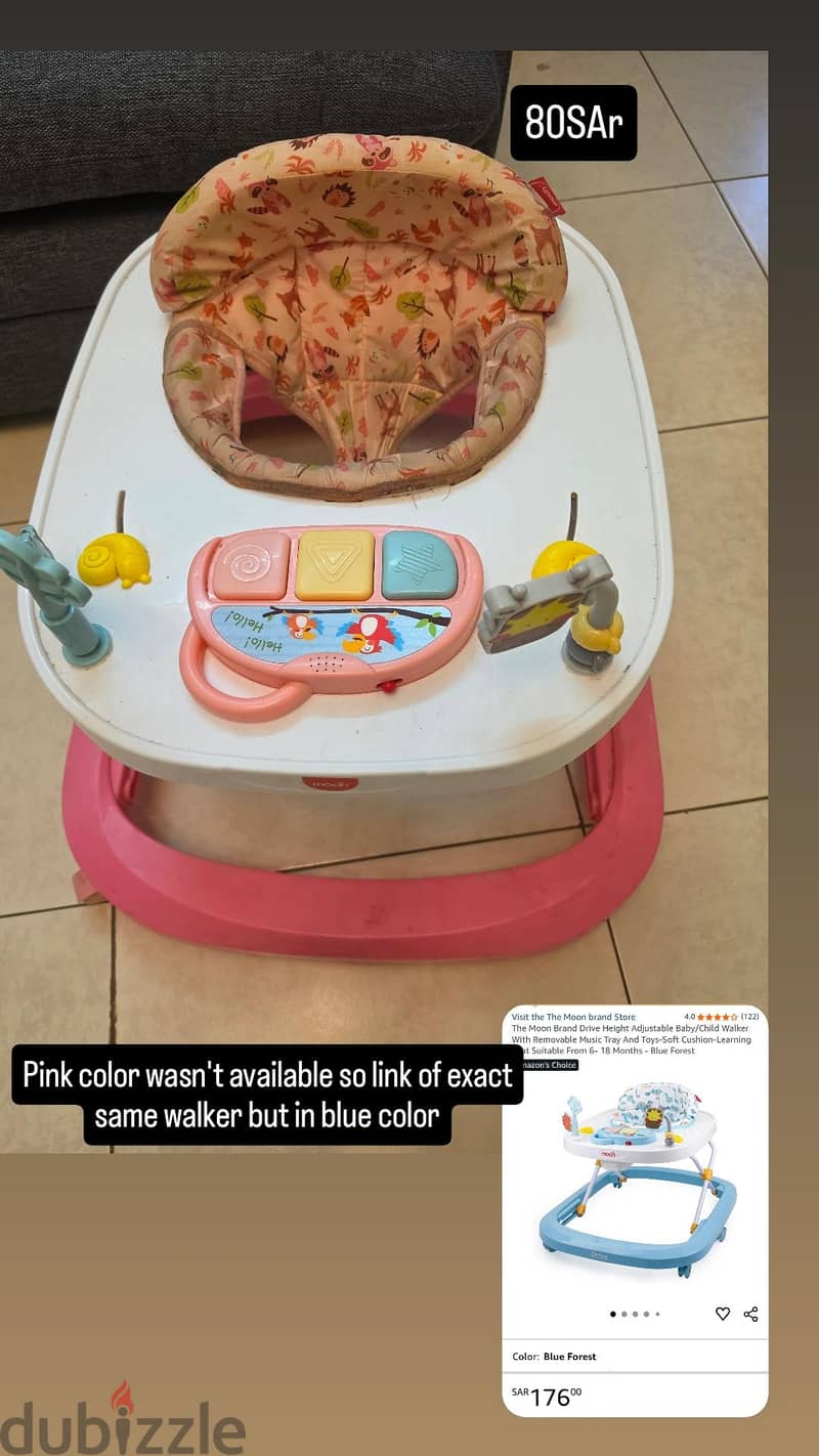 walker , sofa , car seat 1