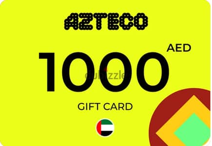 Azteco Bitcoin Voucher - Lightning Gift Card 1000 AED Key - UNITED ARA
