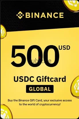Binance (USDC) 500 USD Gift Card (Global) - Digital Key