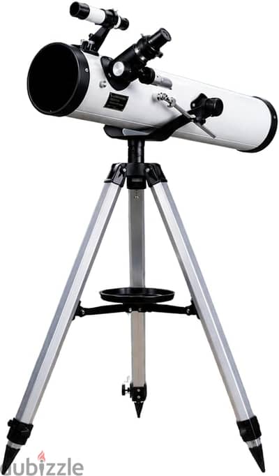 تلسكوب عاكس فلكي من هيلارو موديل F70076 - بصريات دقيقة HD - مع طول بؤر