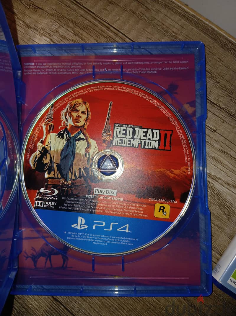 RDR2 (ps4) wrc10 (ps5) for sell 2