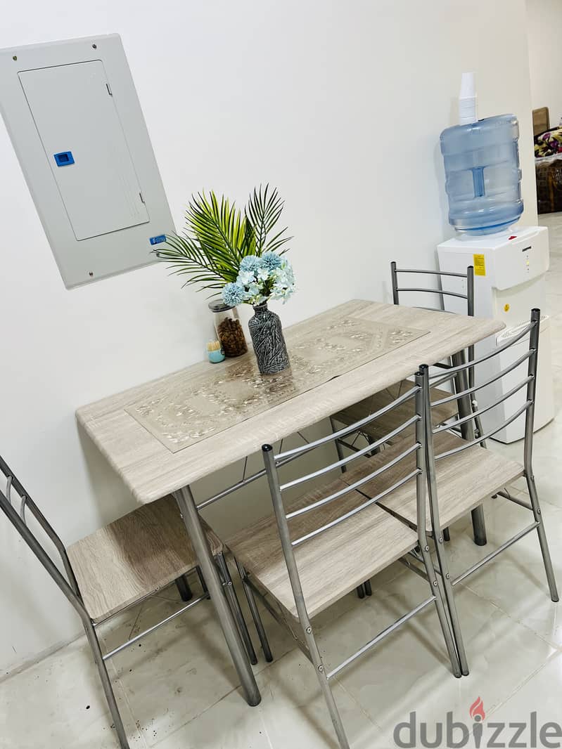 Homebox 4 seater dining table set 1