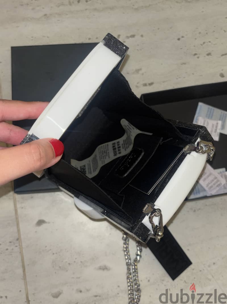 Karl Lagerfeld K/lkonik Karl Minaudière crossbody bag, style 86KW3115 3