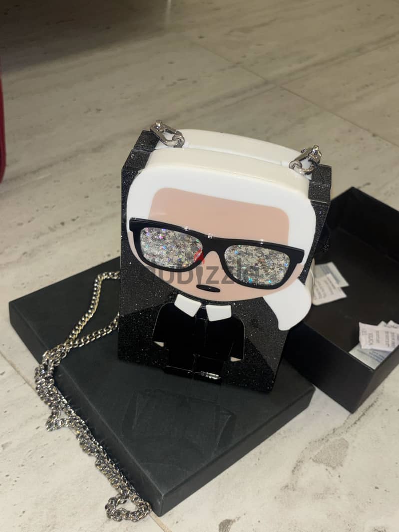 Karl Lagerfeld K/lkonik Karl Minaudière crossbody bag, style 86KW3115 4