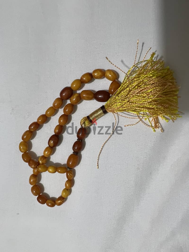 Vintage  Authentic German Amber Prayer beads for sale 2