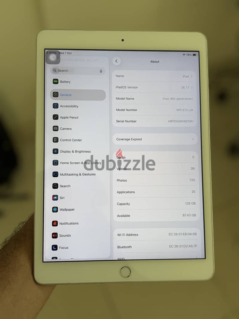 Apple iPad 8th gen 3