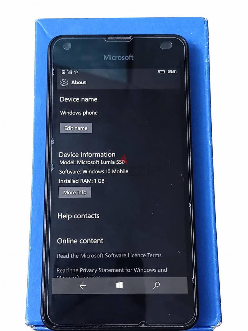 Microsoft lumia 550 6