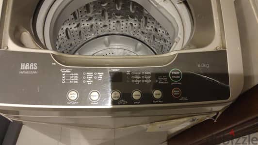 Hass washing machine 6kg top loading