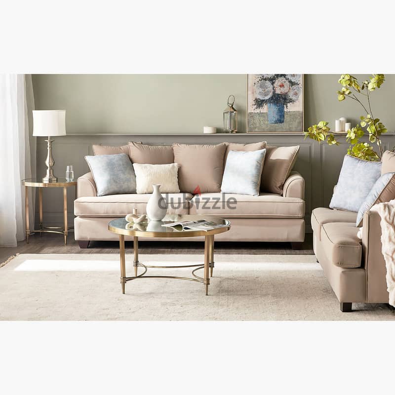 Coffee Table Veneto. Mirror Top. 90cm wide. Homecentre. New 1