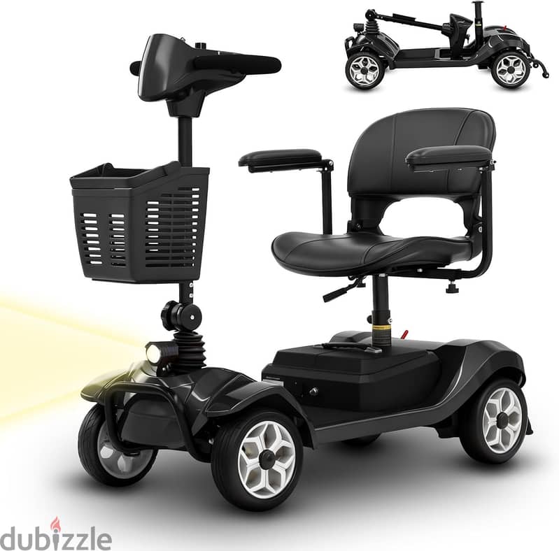 ROBTWOK Portable 4-Wheel Power Scooter 1
