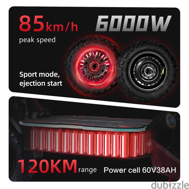 6000W Dual Motor Electric Scooter 1