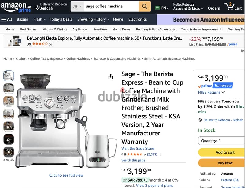 Sage - The Barista Express - Bean to Cup Coffee Machine 2