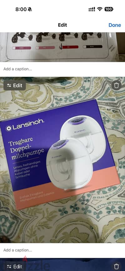 Lansinoh double wearable pump