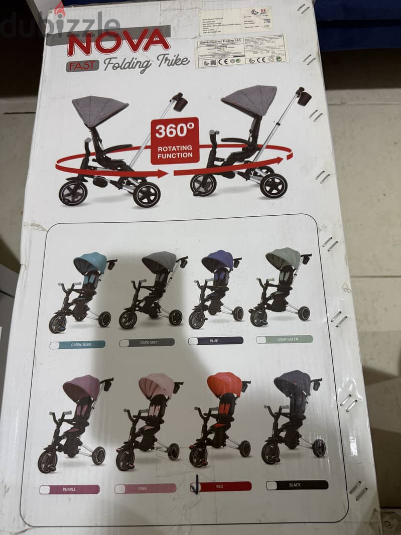 Qplay Nova Folding Trike 1