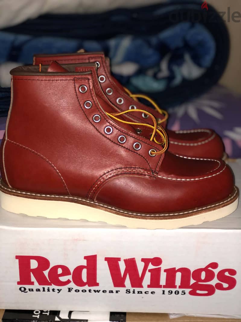 RED WING MOC TOE ORO RUSSET SIZE 8.5 D/ 41.5 EU 1