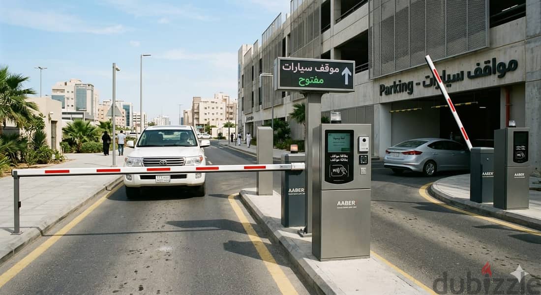 بوابات مواقف السيارات للمجمعات السكنية والتجارية 8