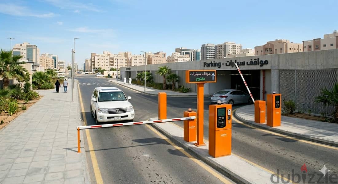 بوابات مواقف السيارات للمجمعات السكنية والتجارية 10