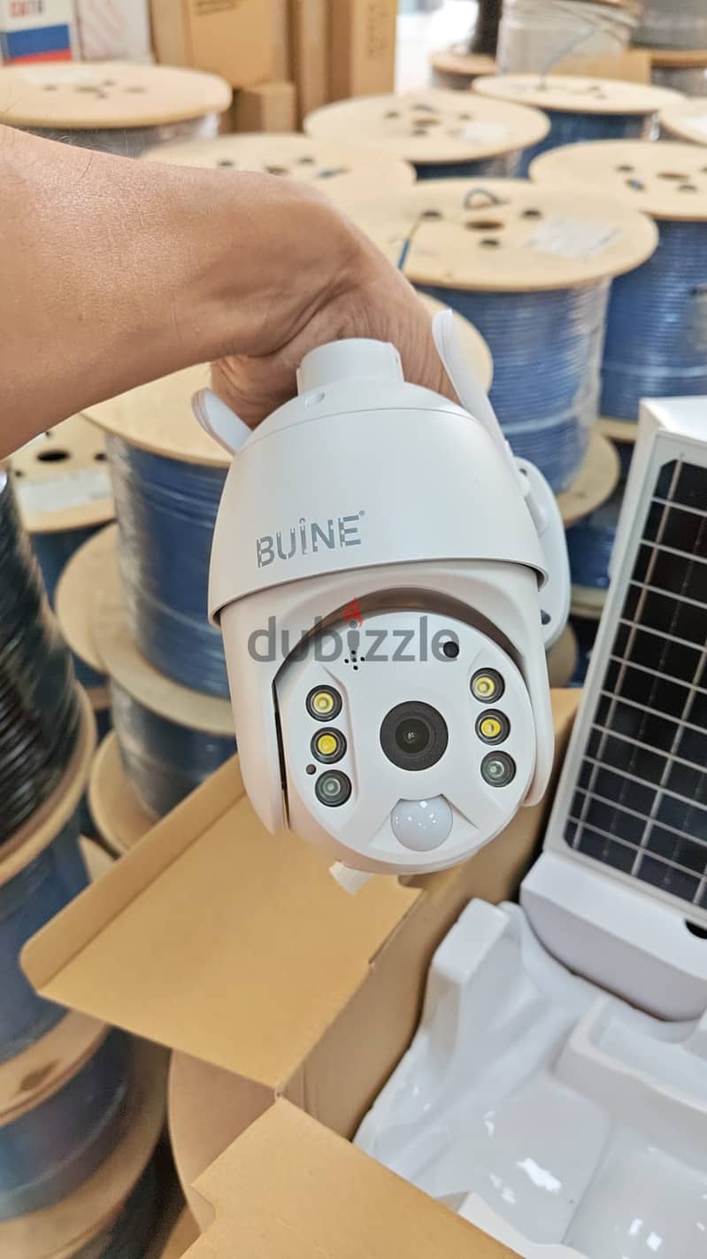 Buine Network – 4MP 4G Sim Card QHD Solar Outdoor Surveillance Camera 2