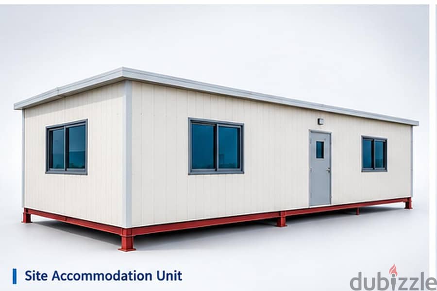 Porta cabin Site office, Accommodation and Toilets units 1