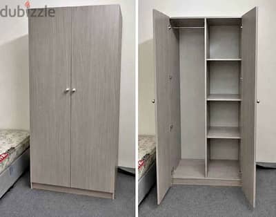 Two door wardrobes in different beautiful colours