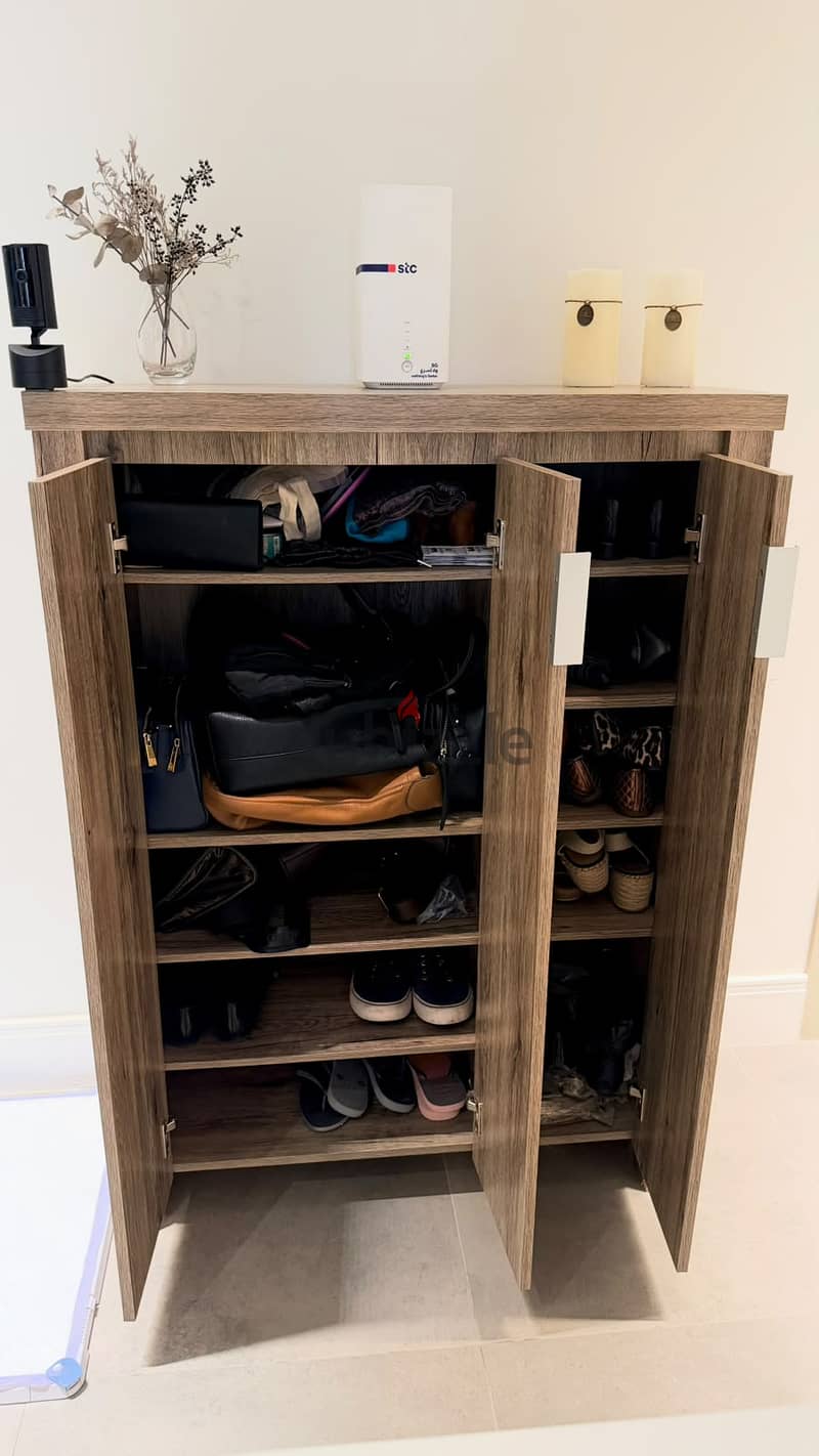 IKEA Shoe Racks (Light Brown & Dark Brown) 1