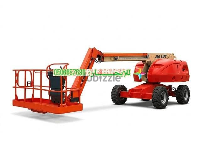 مان لفت 12م للإيجار في العيدابي وفيفا | بوم لفت | Man Lift / Boom Lift 2