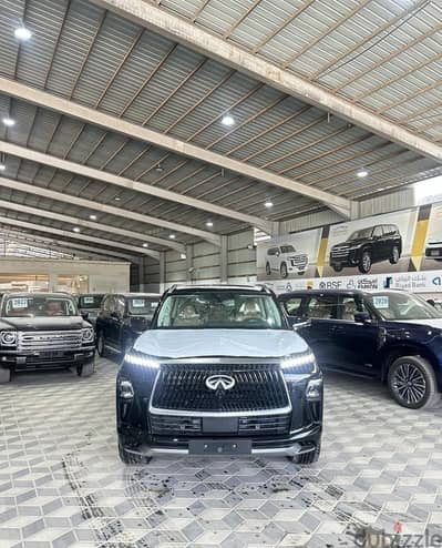انفينيتي QX80 سنسوري 2026 وارد المسعودي نفجيشن اسود جملي