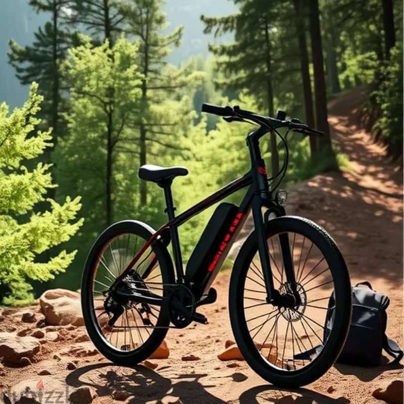Electric mountain bike high carbon steel frame lithium battery 48V bru 2