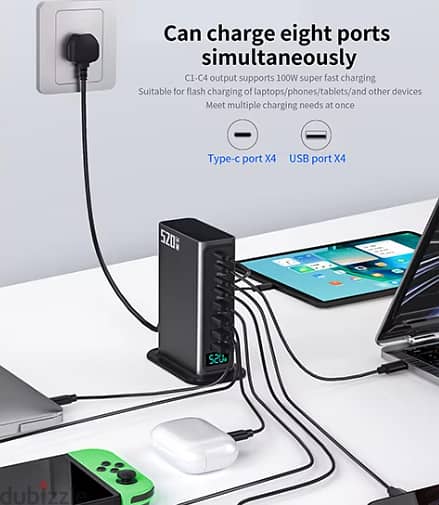 شاحن مكتبي محطة شحن charger charging station 520w 2