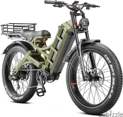 Electric bicycle Mountain Bike Black Carbon Steel Frame