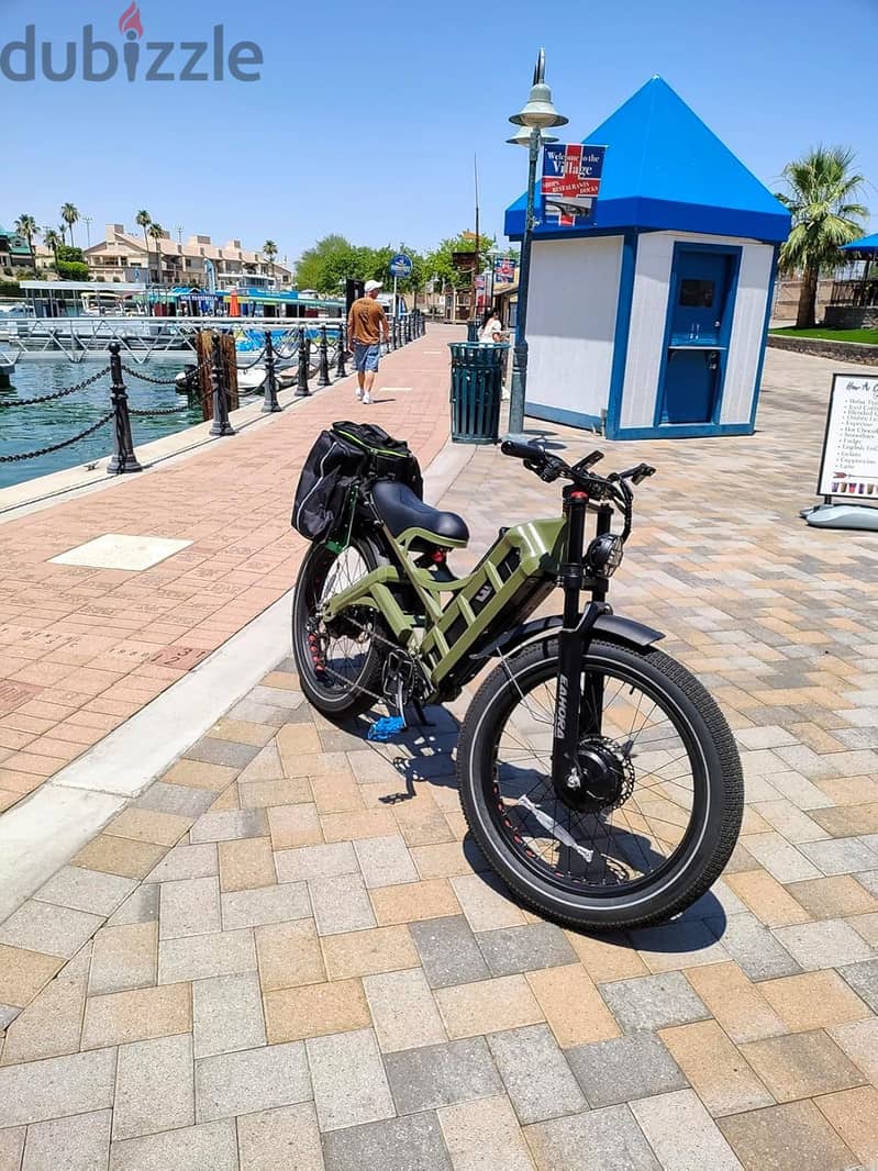 Electric bicycle Mountain Bike Black Carbon Steel Frame 2