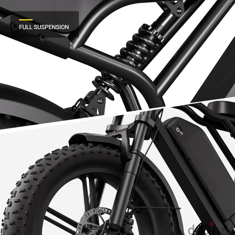 Electric Bikes 7 Speed 20 Inch Fat Bike V20 PRO E-Bike for Adults Fat 2