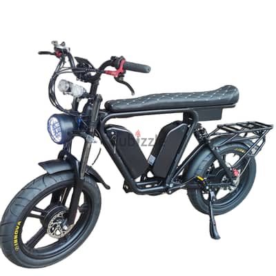 Electric Mountain Bike V2 Dual Motor 2000W Dual Battery 52V 44Ah Alumi