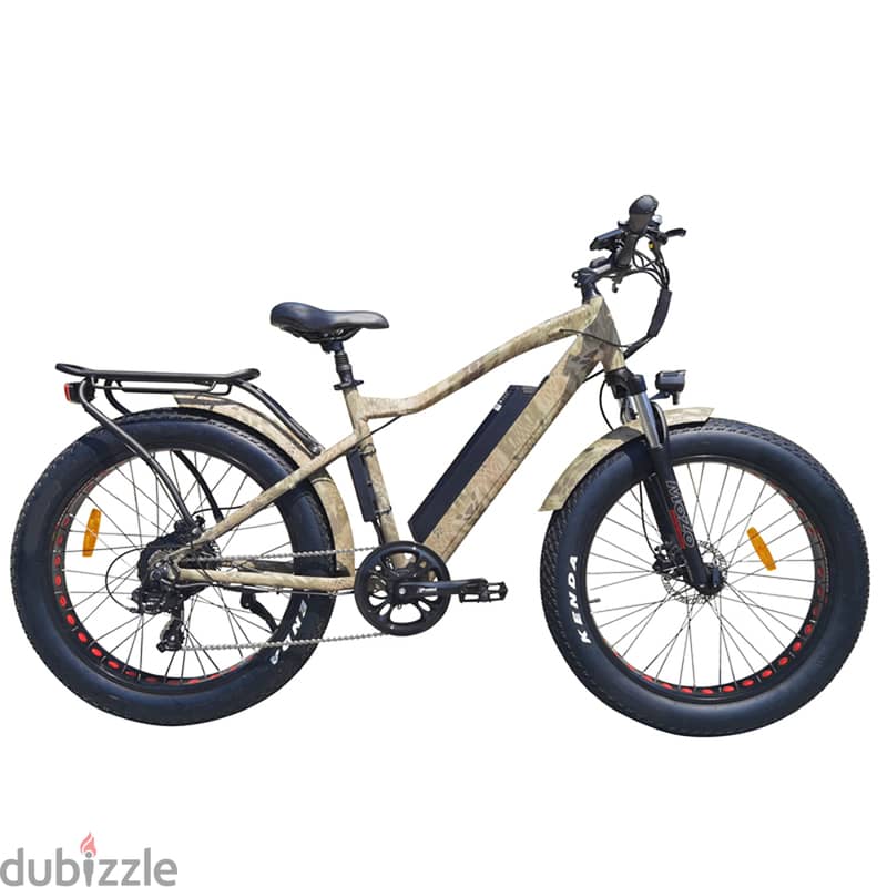 7 Speed Mountain Ebike Electric Bicycle E Mtb 26" * 4.0 Fat Tire High 2
