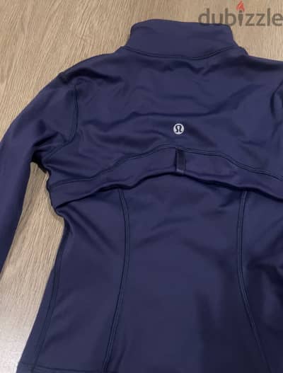 LuluLemon cropped define jacket Blue