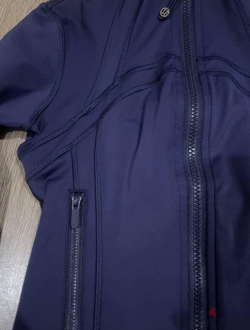 LuluLemon cropped define jacket Blue 1