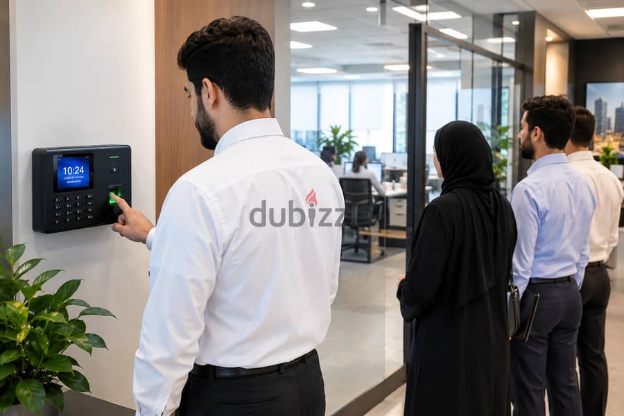 جهاز تسجيل دوام الموظفين بالبصمة 4