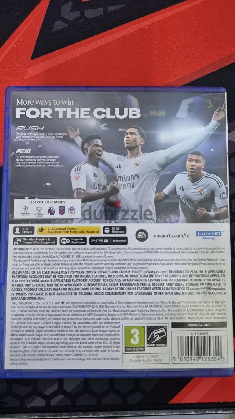 EA Sports FC 25 - STANDARD EDITION-PS5-Arabic+English Version 1