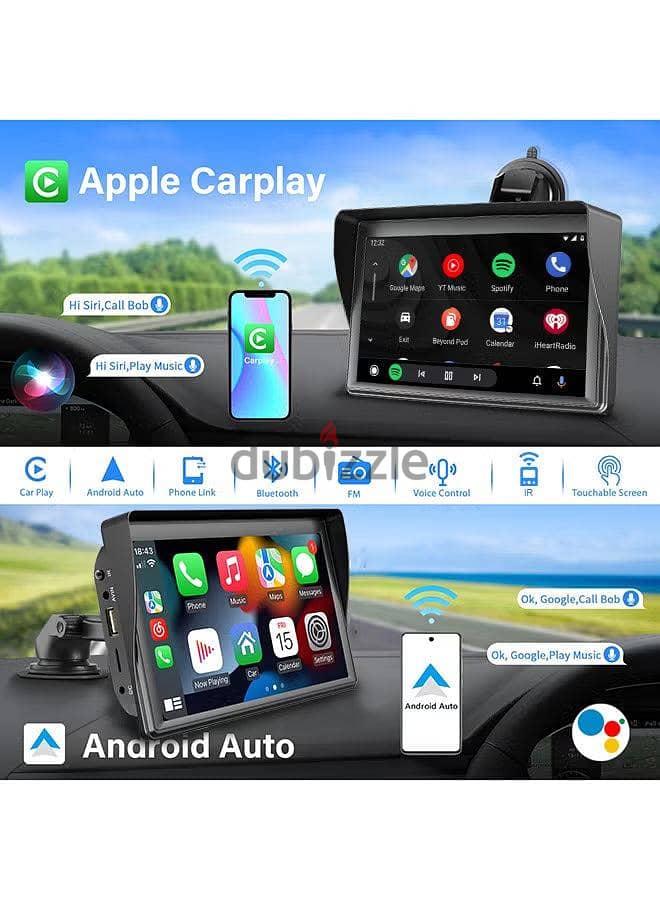 7 Inch Touch Screen Car Display | Free delivery in KSA 1