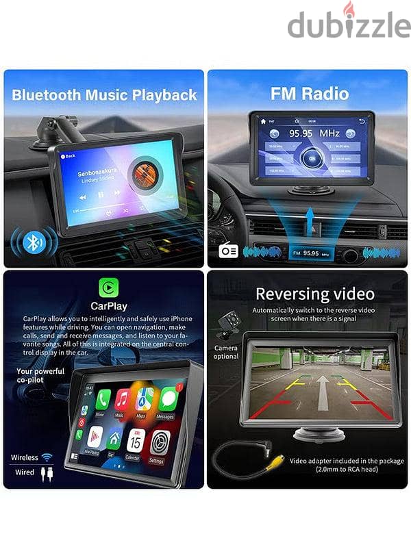 7 Inch Touch Screen Car Display | Free delivery in KSA 3