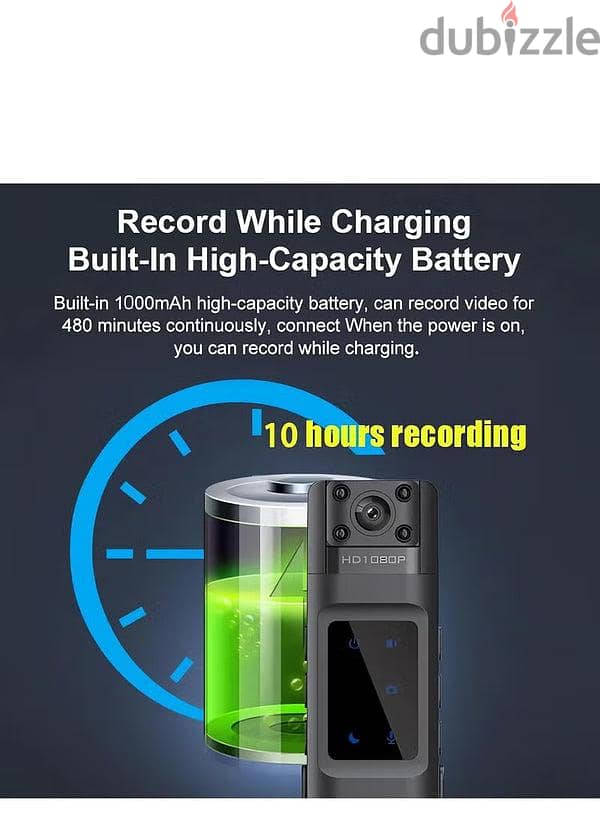 Body Mounted Camera(pocket camera)| Free delivery in KSA 6