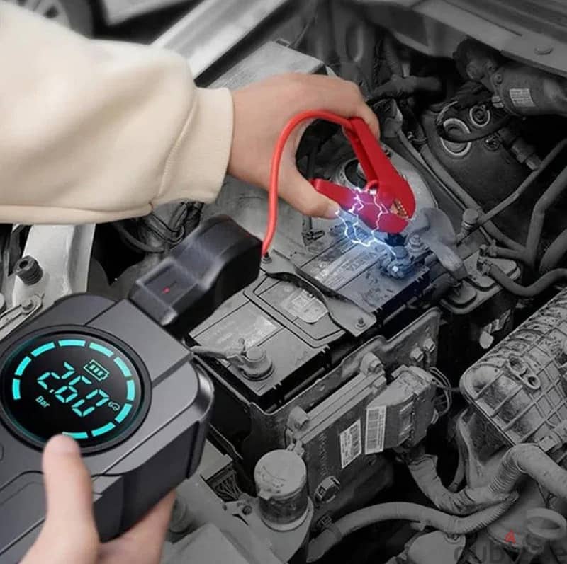 Jump Starter With Air Pump | FREE delivery in KSA 1