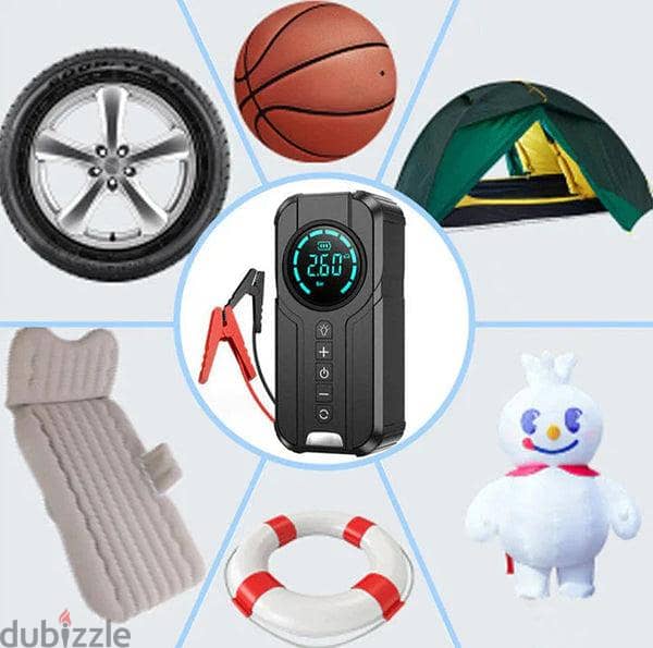 Jump Starter With Air Pump | FREE delivery in KSA 3