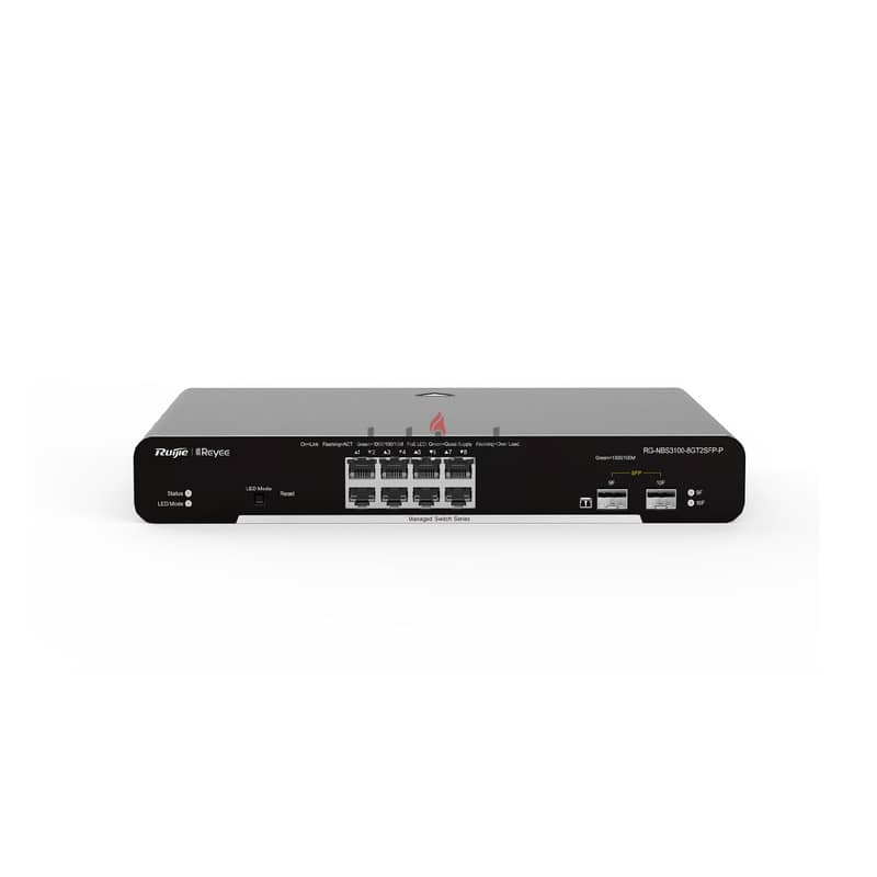سويتش ريجي RG-NBS3100-8GT2SFP-P – مع 8 منافذ +PoE و2 SFP 1