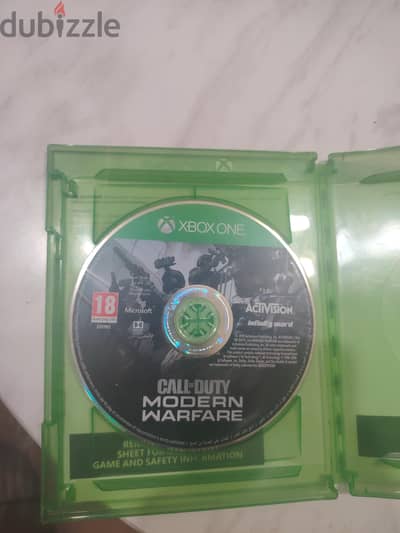 لعبة call of duty modern warfare xbox one