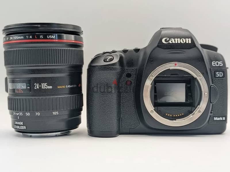 Canon EOS 5D Mark II Camera with EF 24-105mm L Lens Full Set 1